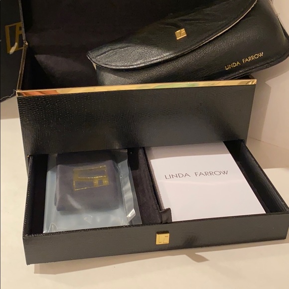 LINDA FARROW 18K GOLD AVIATORS - Picture 12 of 13